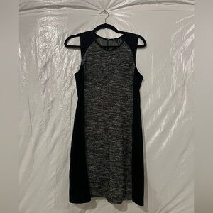 Eileen Fisher Black Tweed Sleeveless Dress Size Small